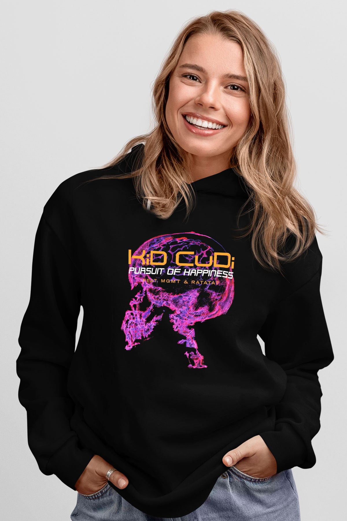 Kid Cudi Siyah Unisex Hoodie