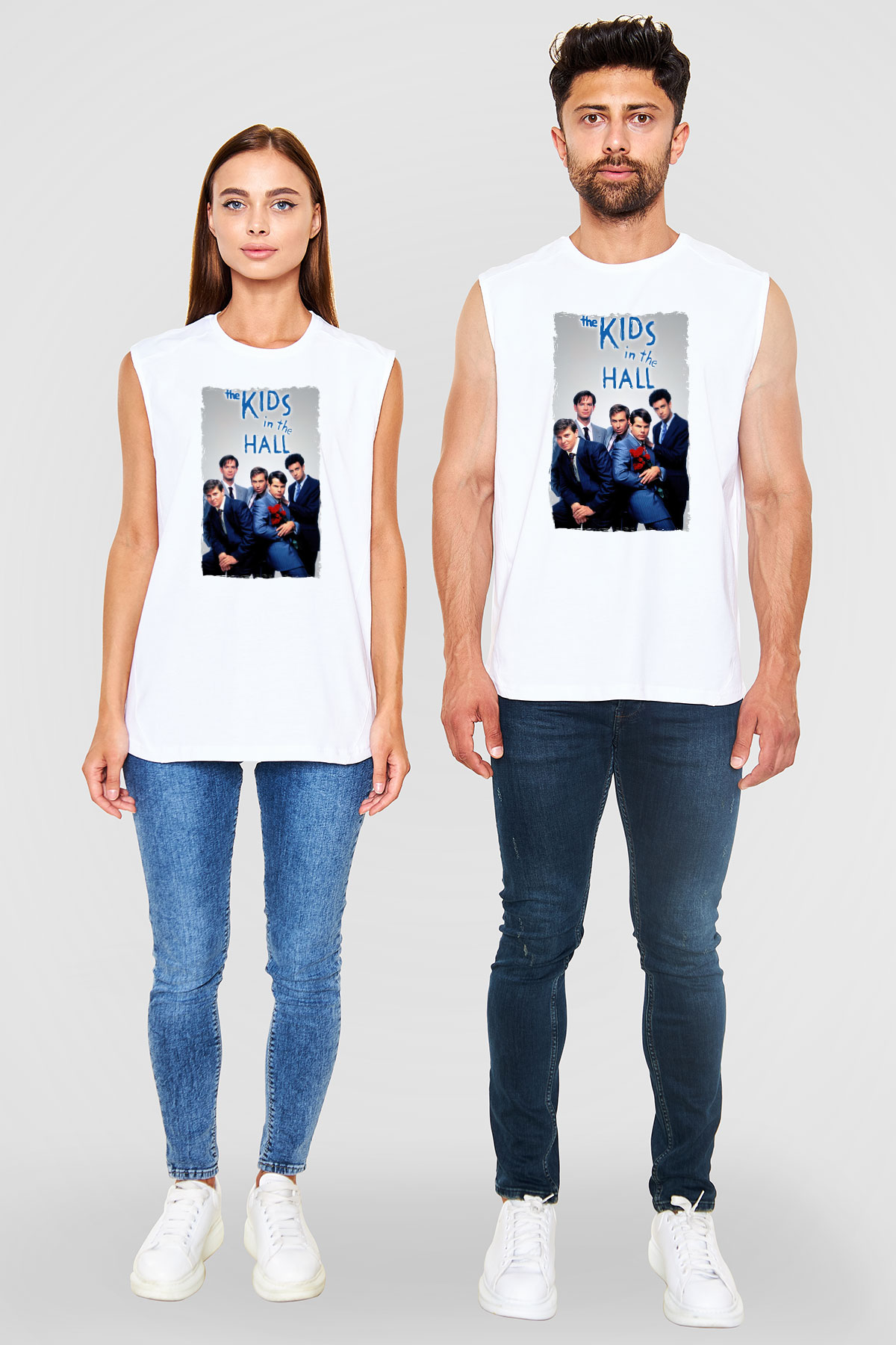 Kids in the Hall Beyaz Unisex Kolsuz Tişört