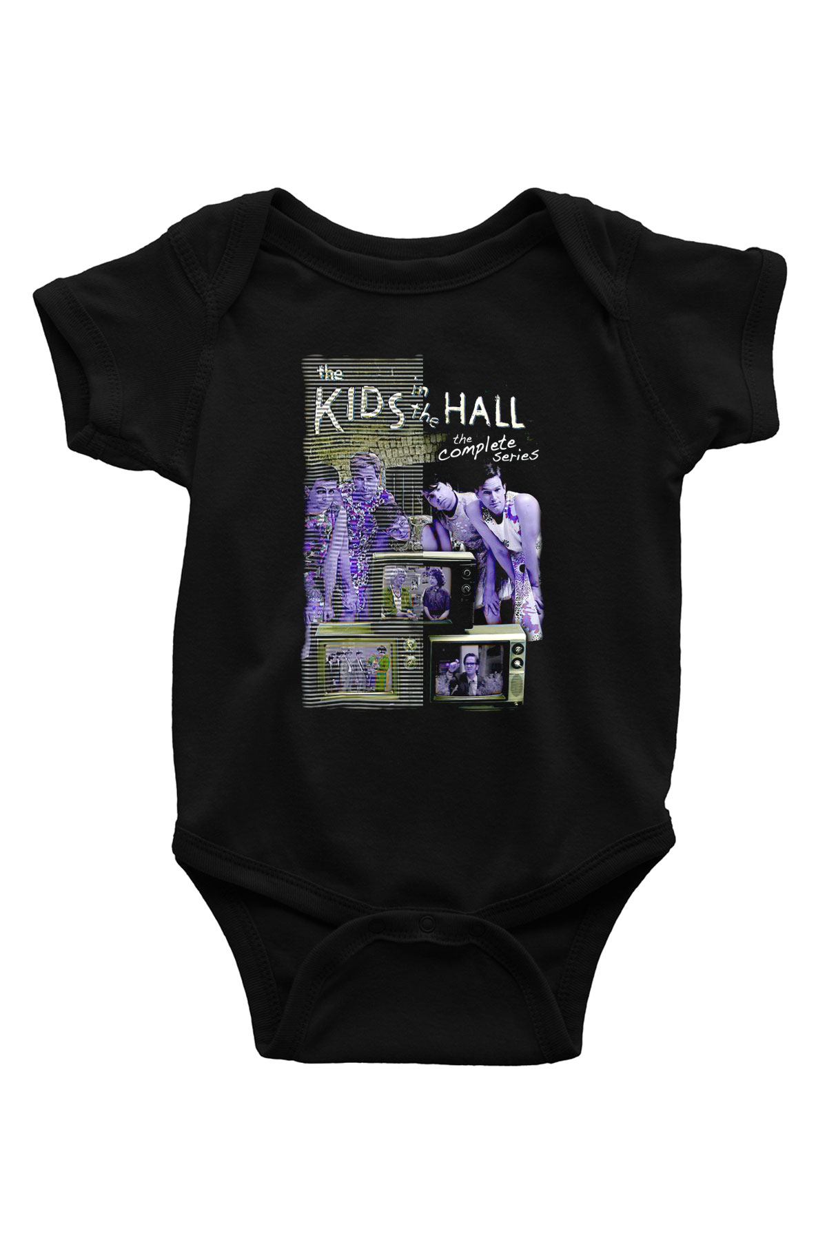Kids in the Hall Siyah Bebek Body - Zıbın