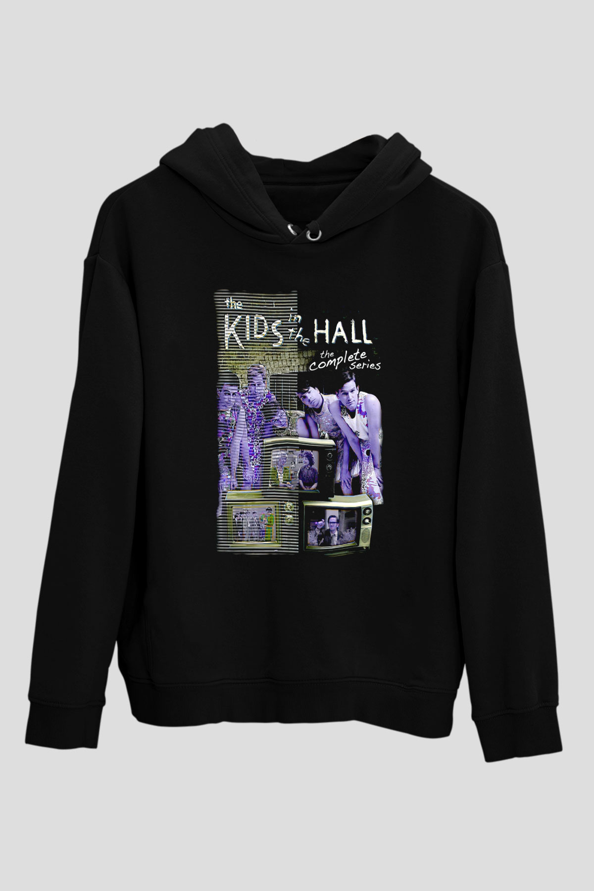 Kids in the Hall Siyah Unisex Hoodie