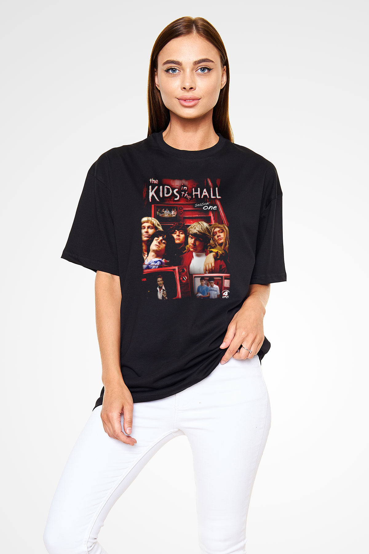 Kids in the Hall Siyah Unisex Tişört T-Shirt
