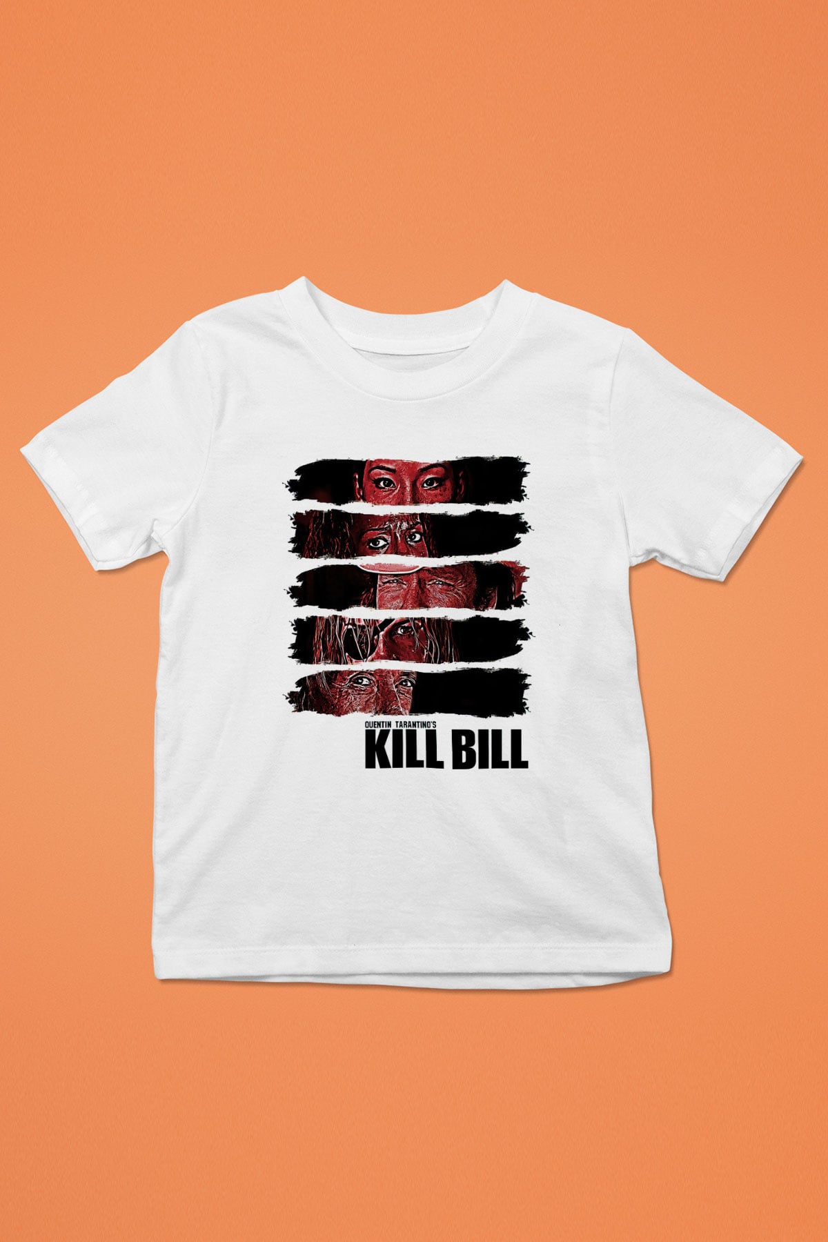 Kill Bill Baskılı Beyaz Unisex Çocuk Tişört