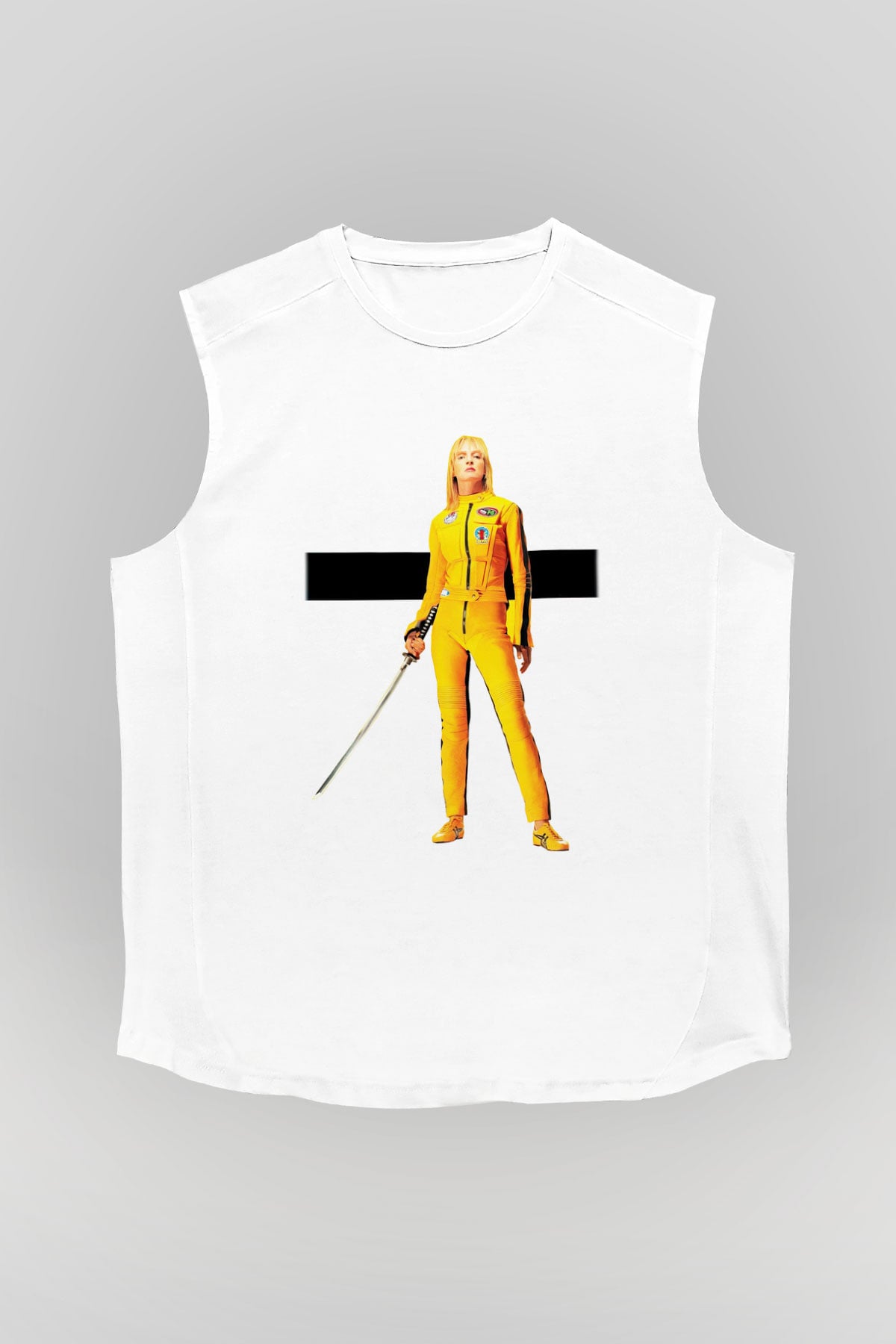 Kill Bill Beyaz Unisex Kolsuz Tişört