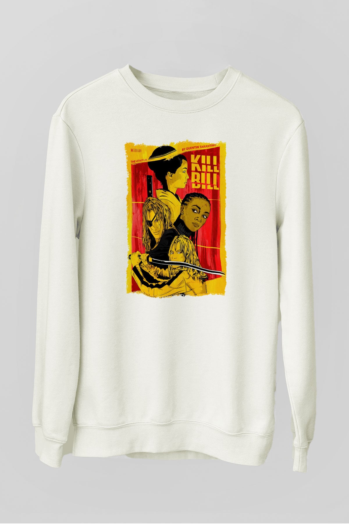 Kill Bill Beyaz Unisex Sweatshirt