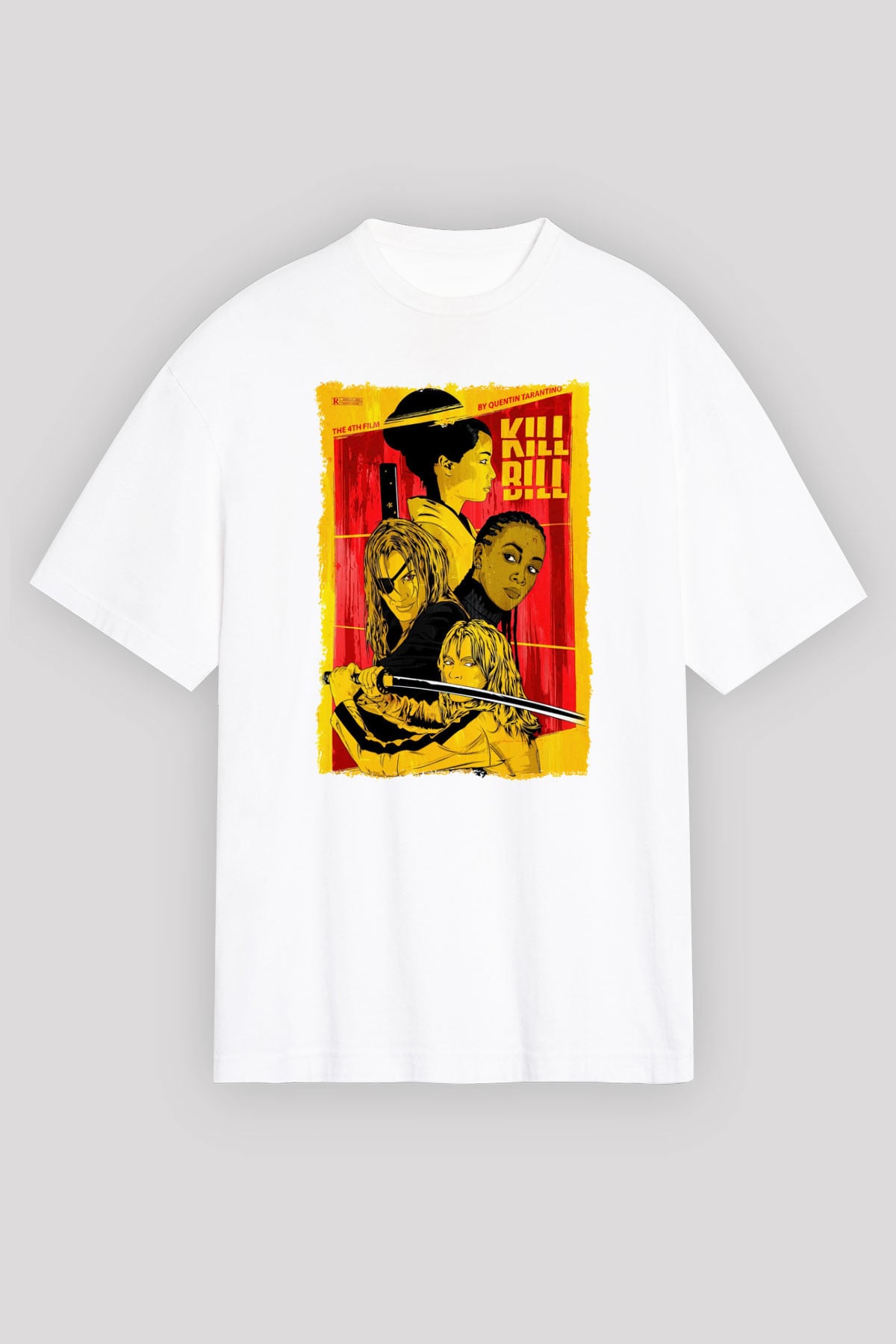 Kill Bill Beyaz Unisex Tişört T-Shirt