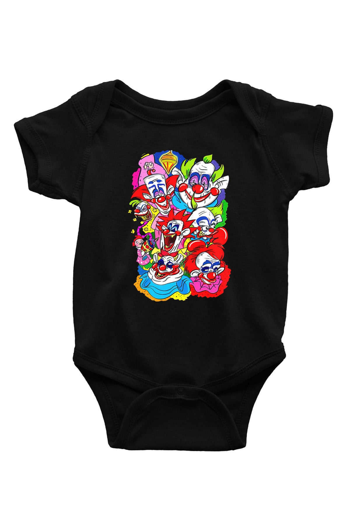 Killer Klowns from Outer Space Siyah Bebek Body - Zıbın