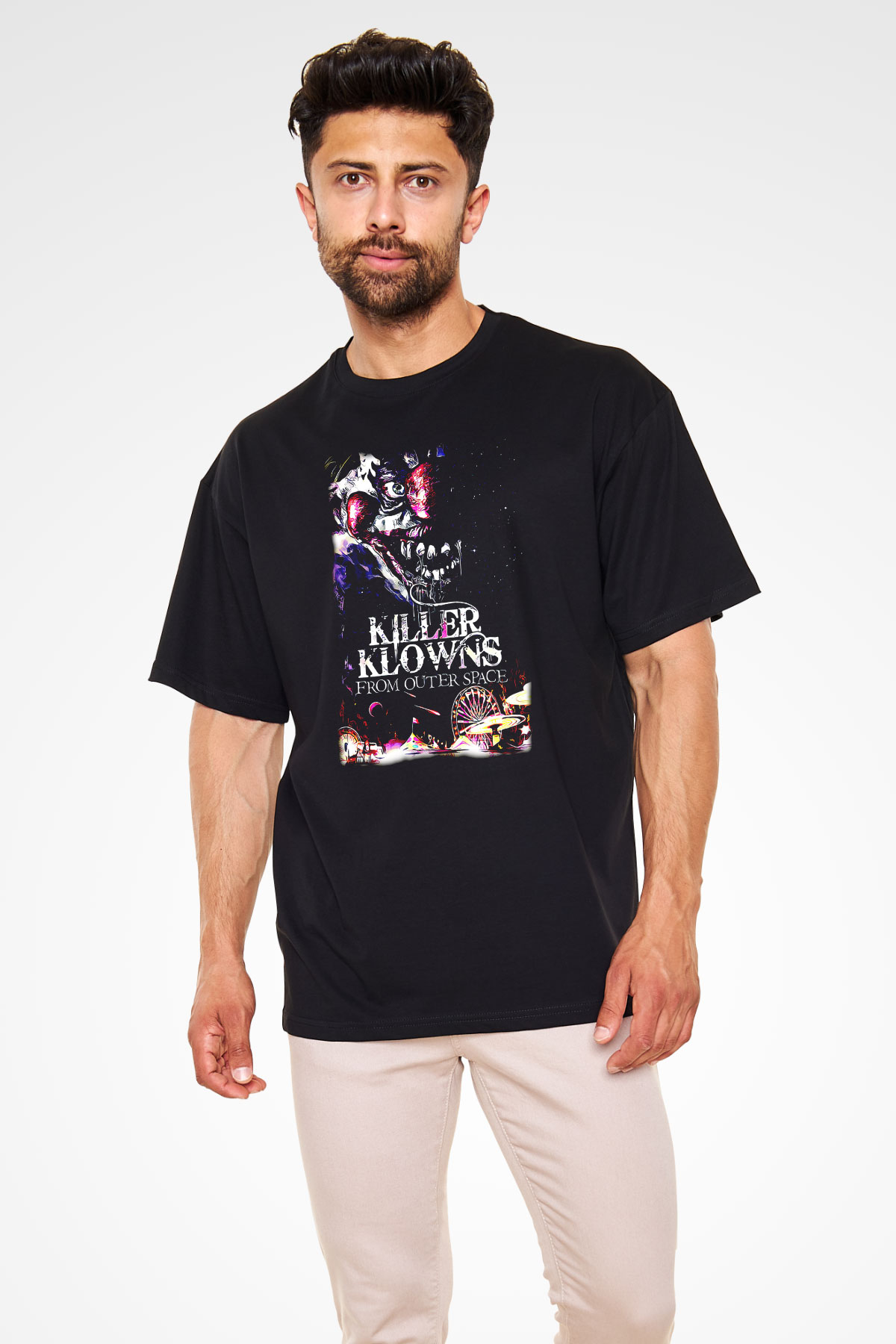Killer Klowns from Outer Space Siyah Unisex Tişört