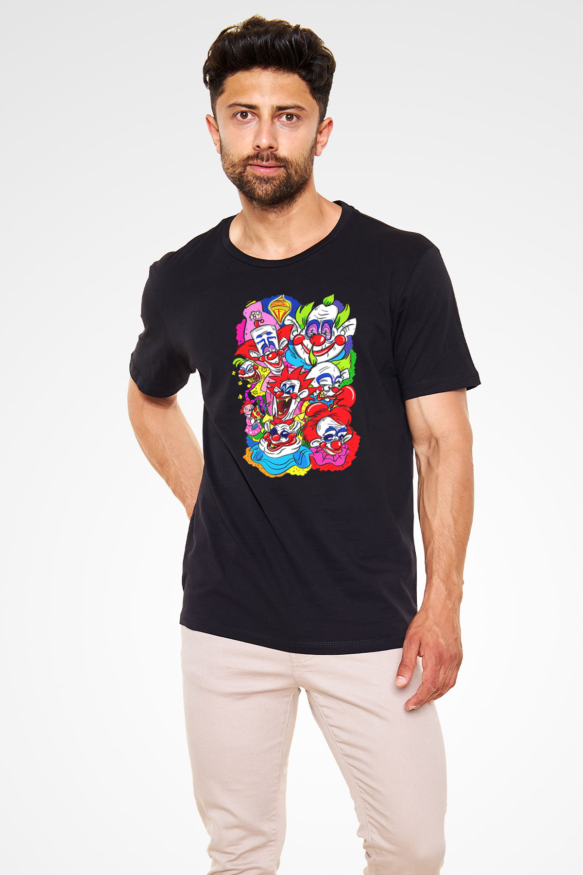 Killer Klowns from Outer Space Siyah Unisex Tişört