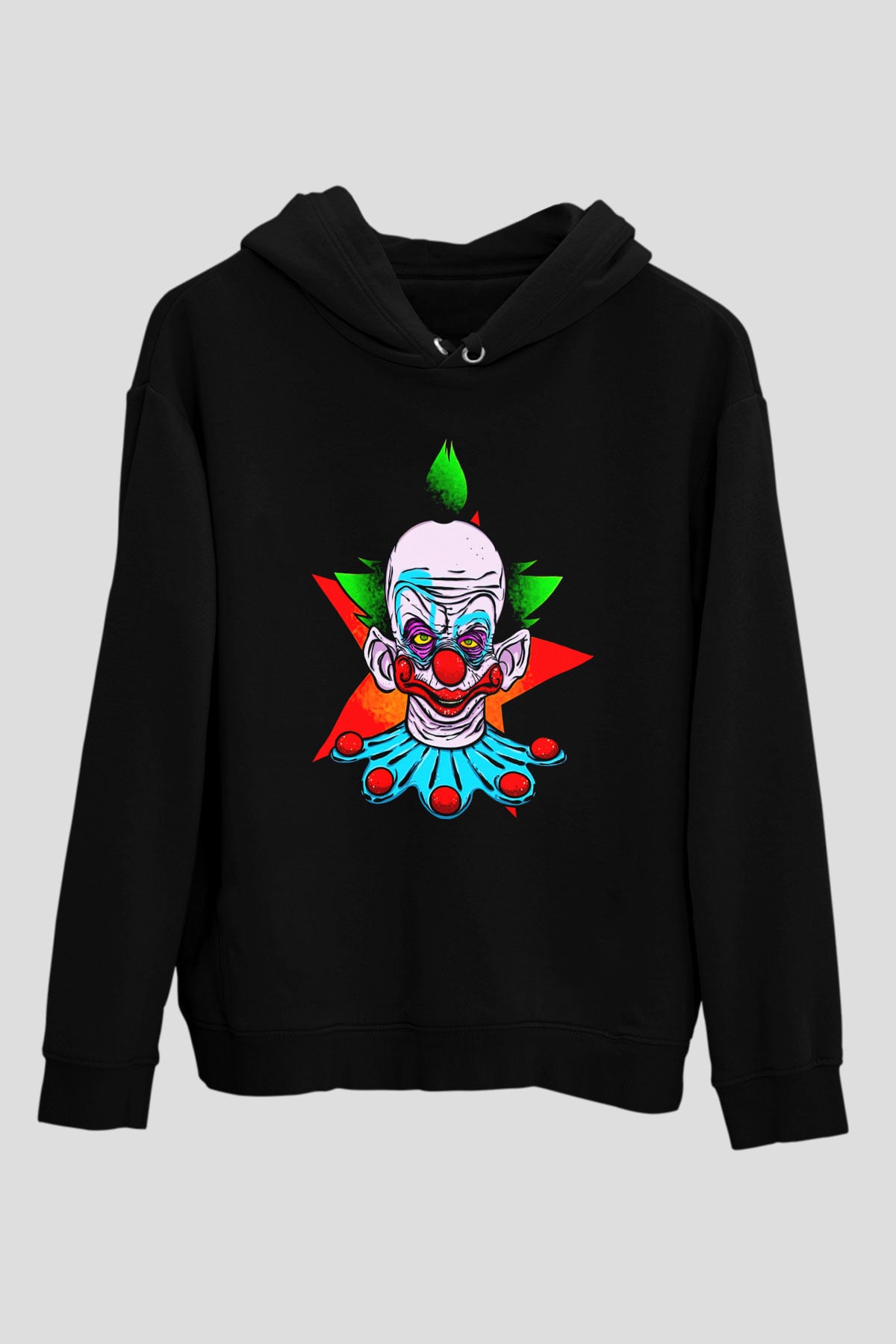 Killer Klowns from Outer Space Siyah Unisex Hoodie