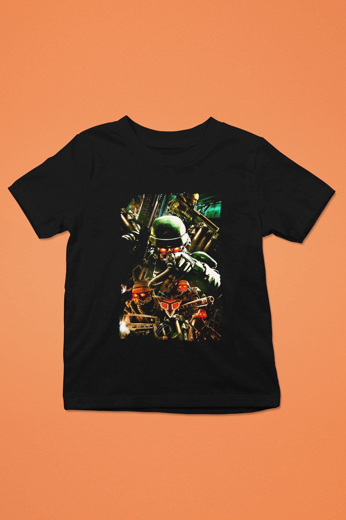 Killzone Siyah Unisex Çocuk Tişört