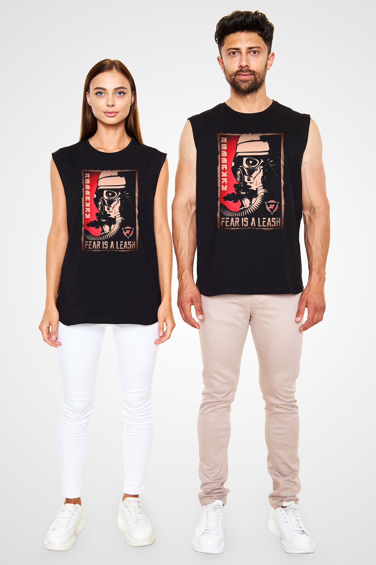 Killzone Siyah Unisex Kolsuz Tişört