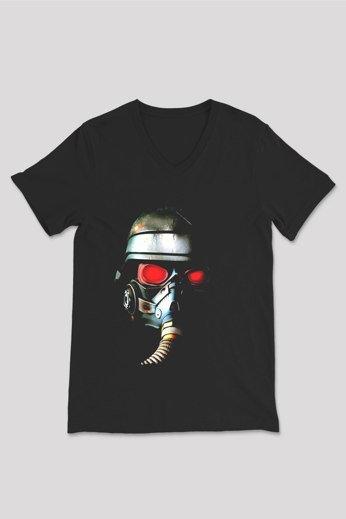 Killzone Siyah Unisex V Yaka Tişört
