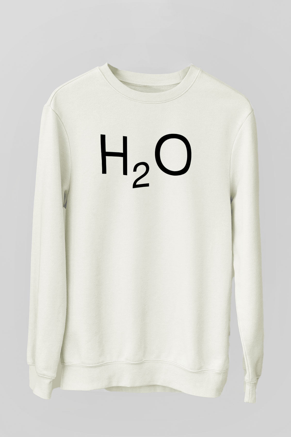 Kimyager Beyaz Unisex Sweatshirt