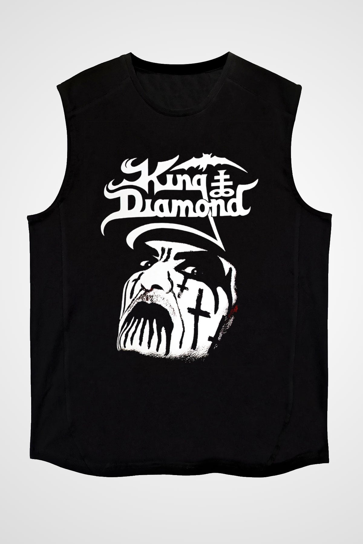 King Diamond Siyah Unisex Kolsuz Tişört
