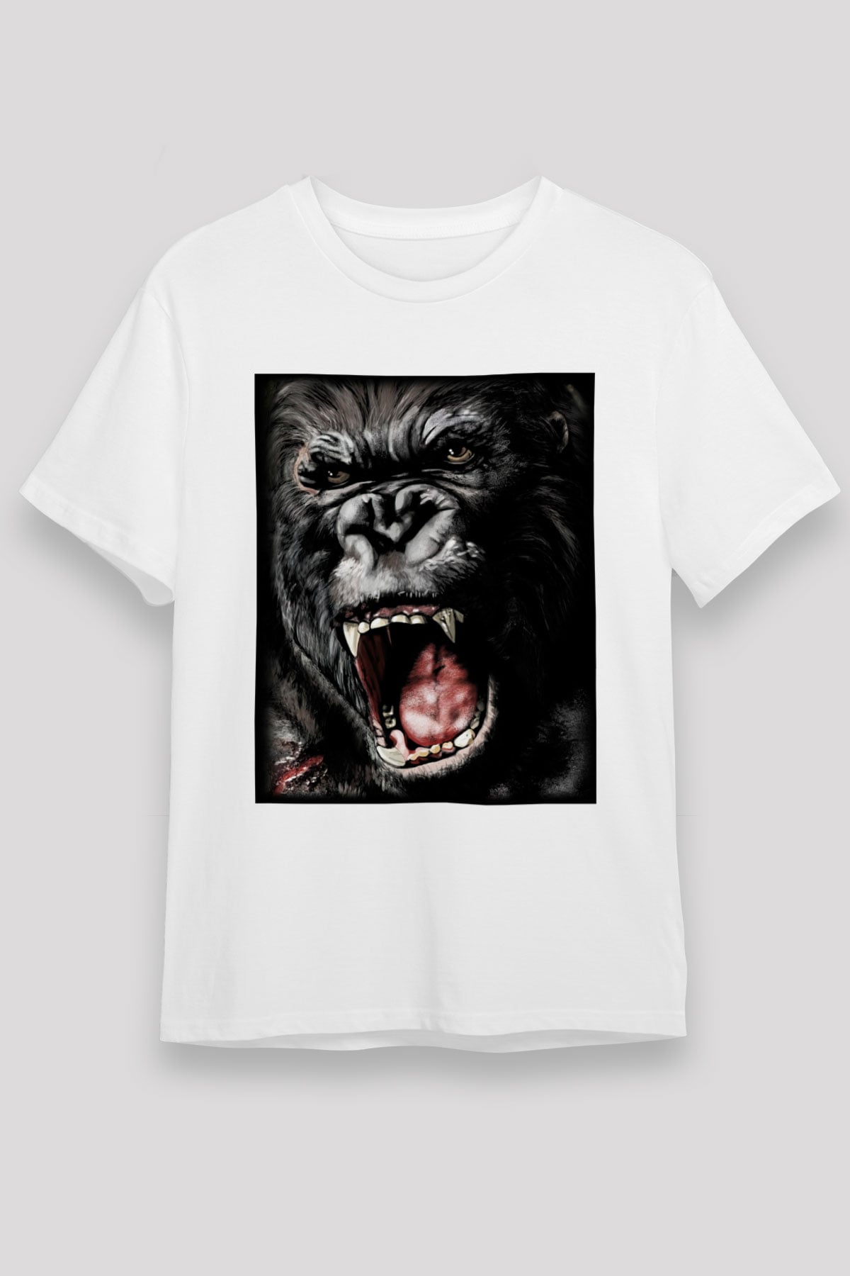 King Kong Siyah Unisex Tişört T-Shirt