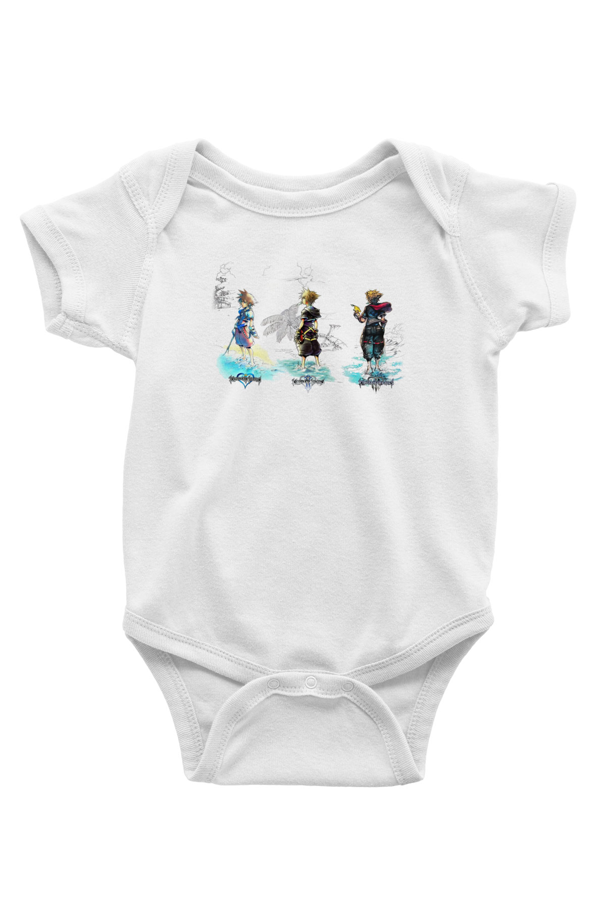 Kingdom Hearts Beyaz Bebek Body - Zıbın