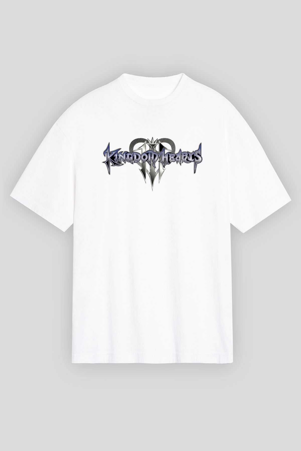 Kingdom Hearts Beyaz Unisex Tişört T-Shirt
