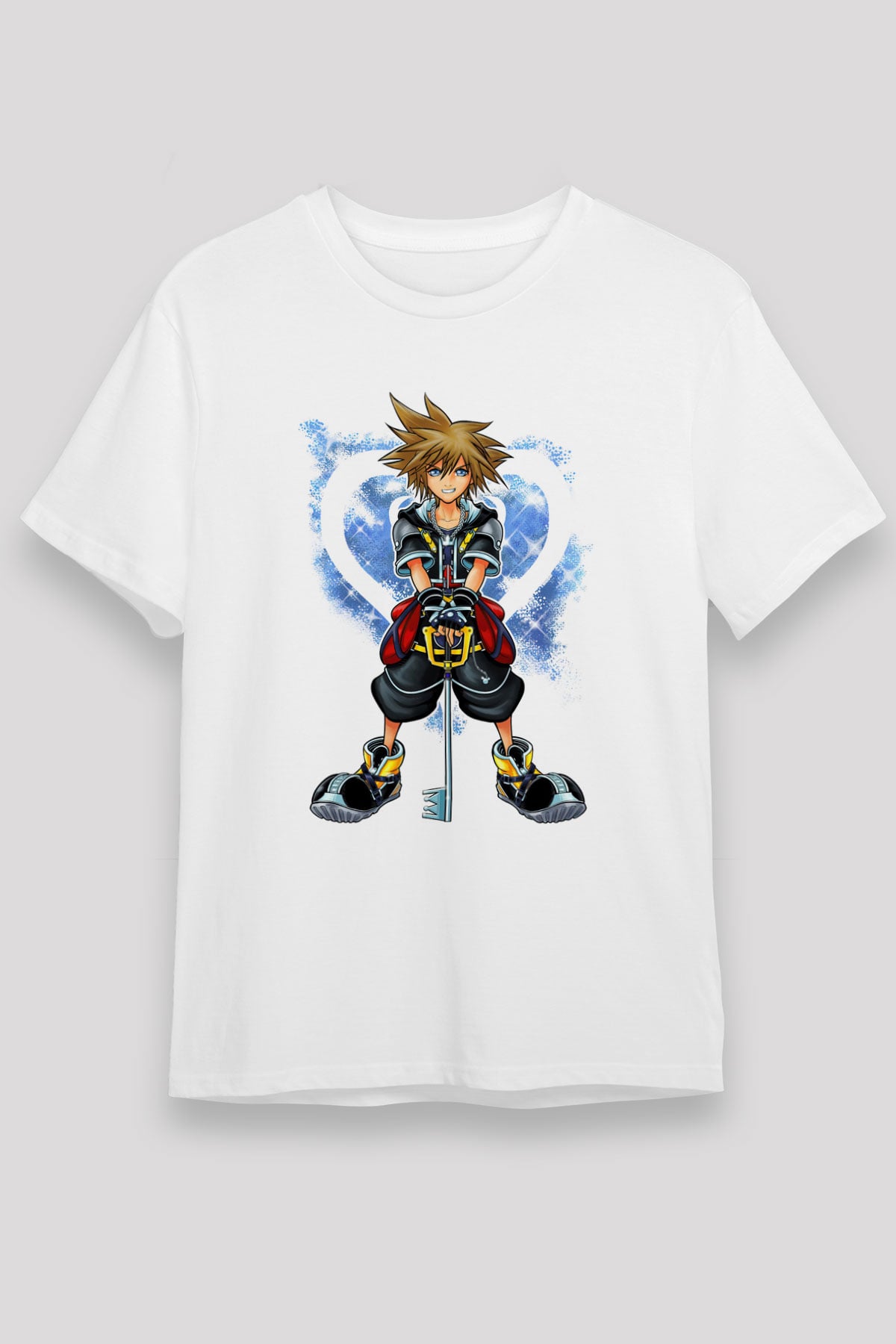Kingdom Hearts Beyaz Unisex Tişört T-Shirt