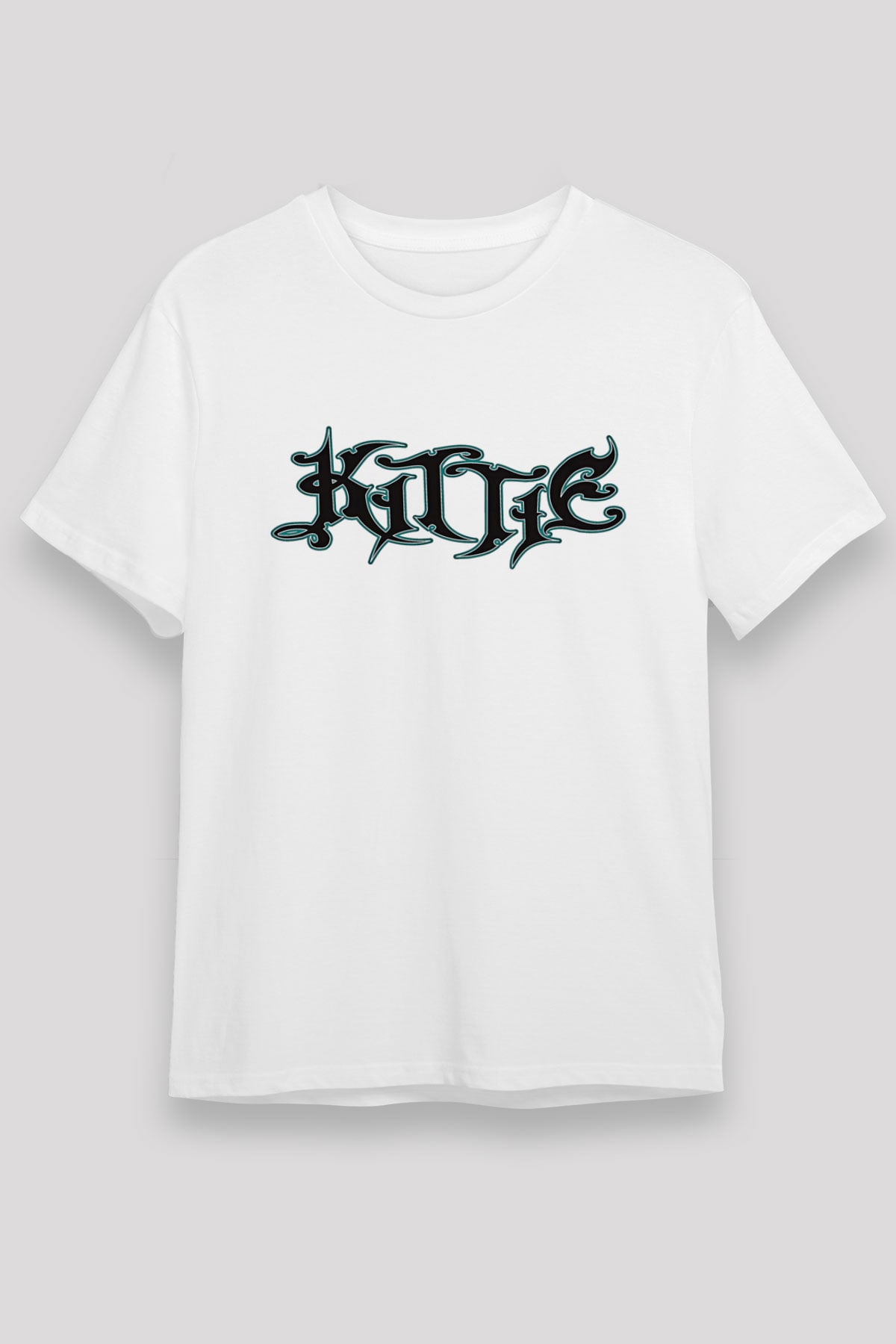 Kittie Baskılı Unisex Beyaz Tişört - Tshirt