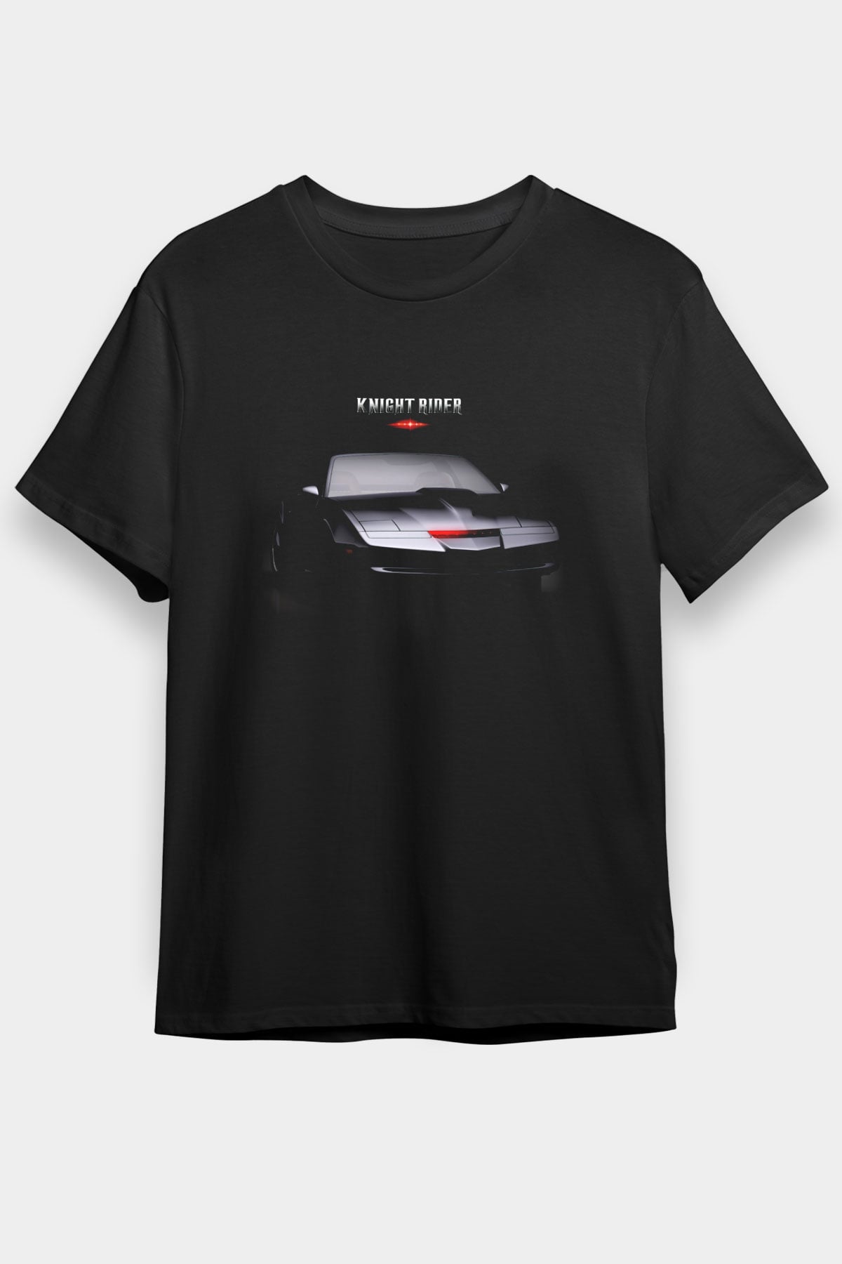 Knight Rider Siyah Unisex Tişört