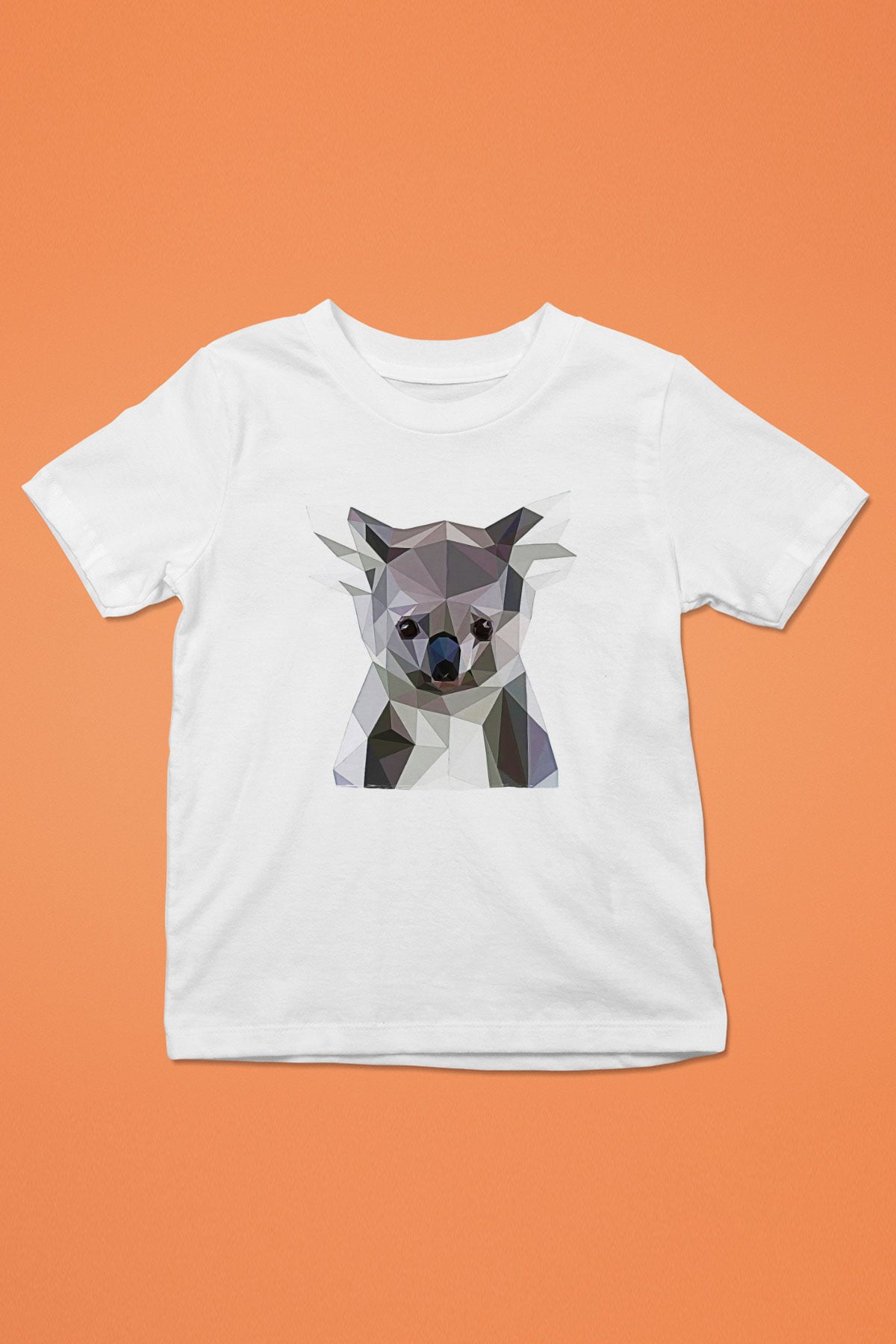 Koala Baskılı Beyaz Unisex Beyaz Çocuk Tişört - Tshirt