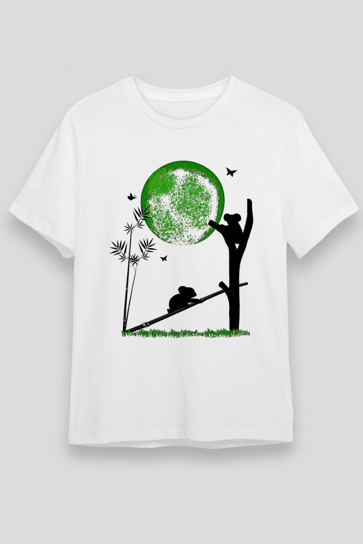Koala Unisex Baskılı Beyaz Tişört - Tshirt