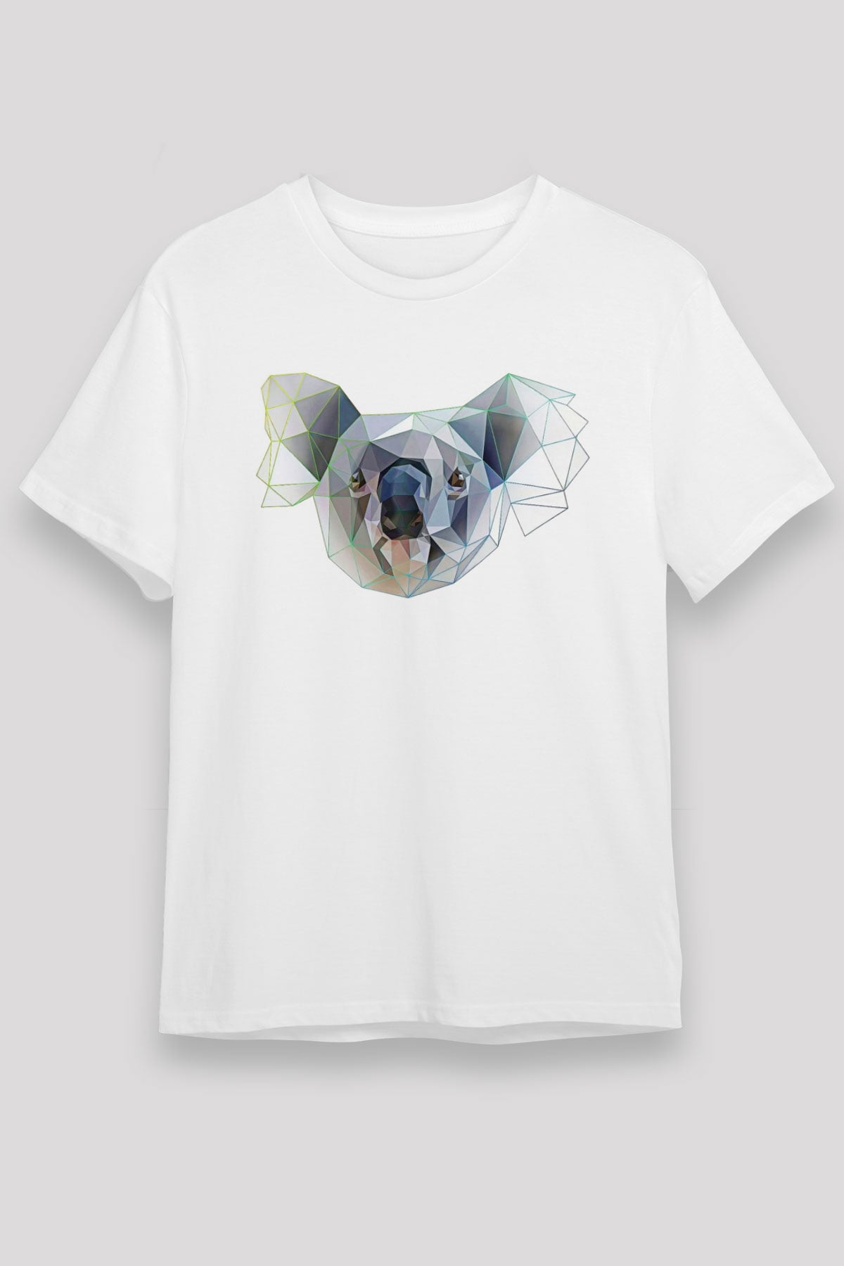 Koala Unisex Baskılı Beyaz Tişört - Tshirt