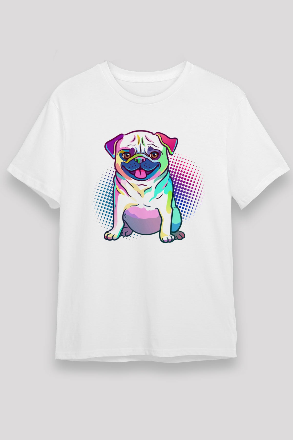 Köpek Beyaz Unisex Tişört T-Shirt - TişörtFabrikası