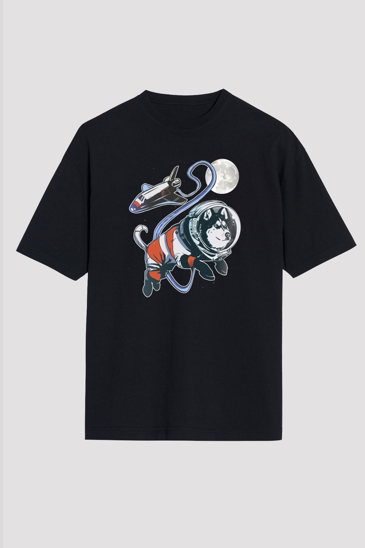 Köpek Siyah Unisex Tişört T-Shirt - TişörtFabrikası