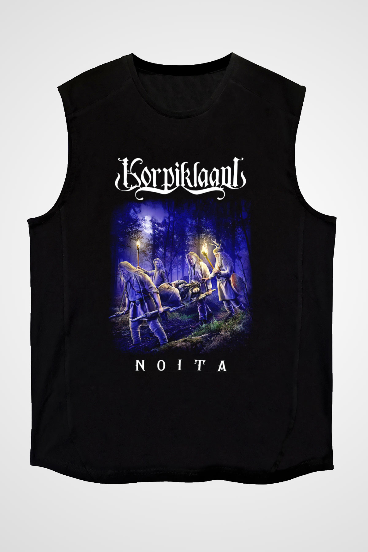Korpiklaani Siyah Unisex Kolsuz Tişört