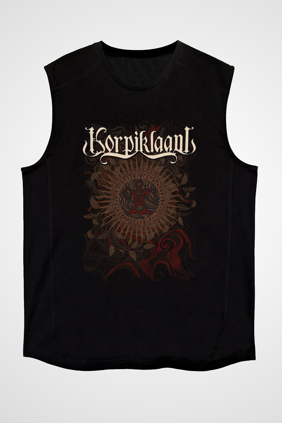 Korpiklaani Siyah Unisex Kolsuz Tişört