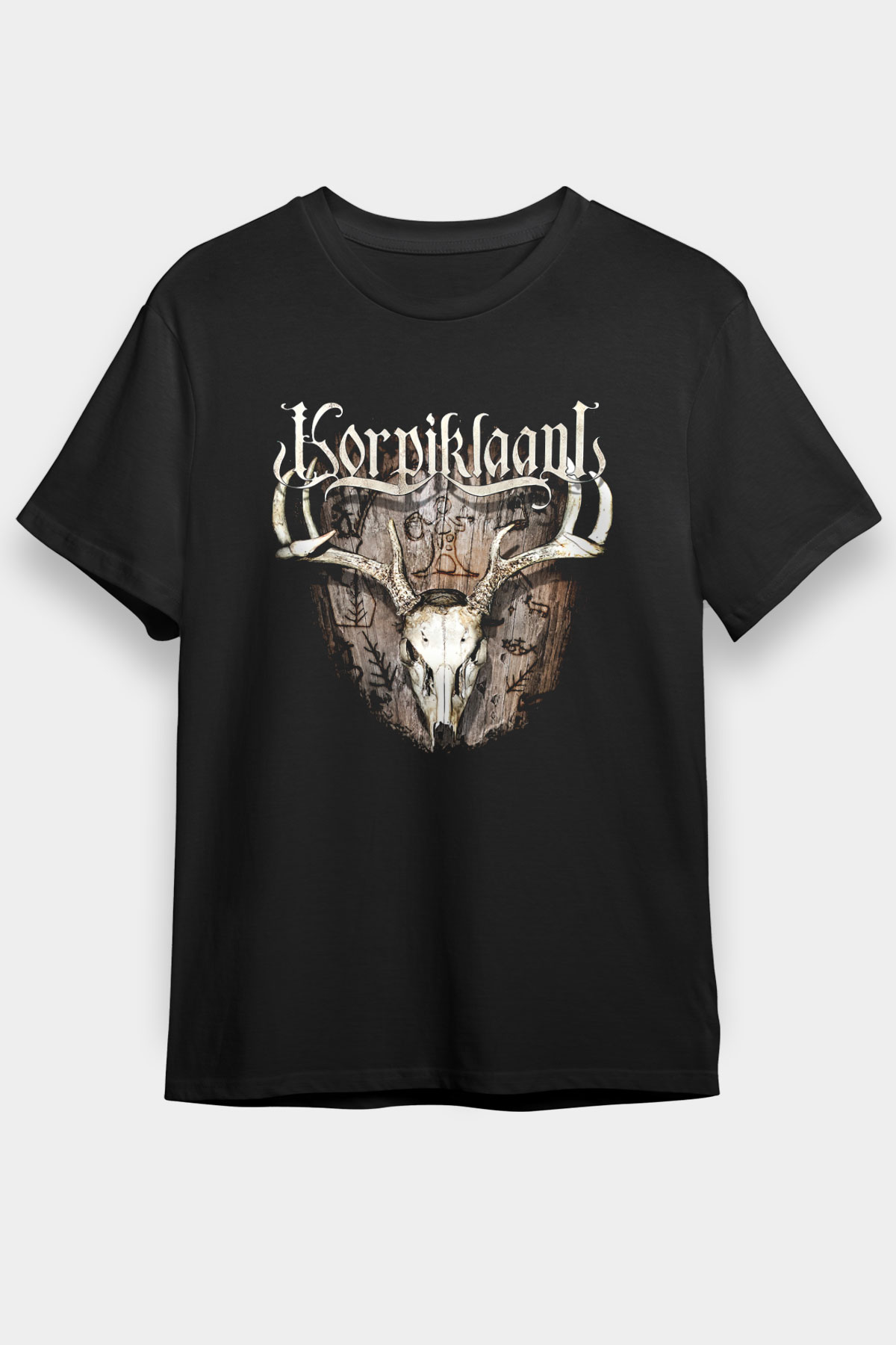 Korpiklaani Siyah Unisex Tişört T-Shirt - TişörtFabrikası
