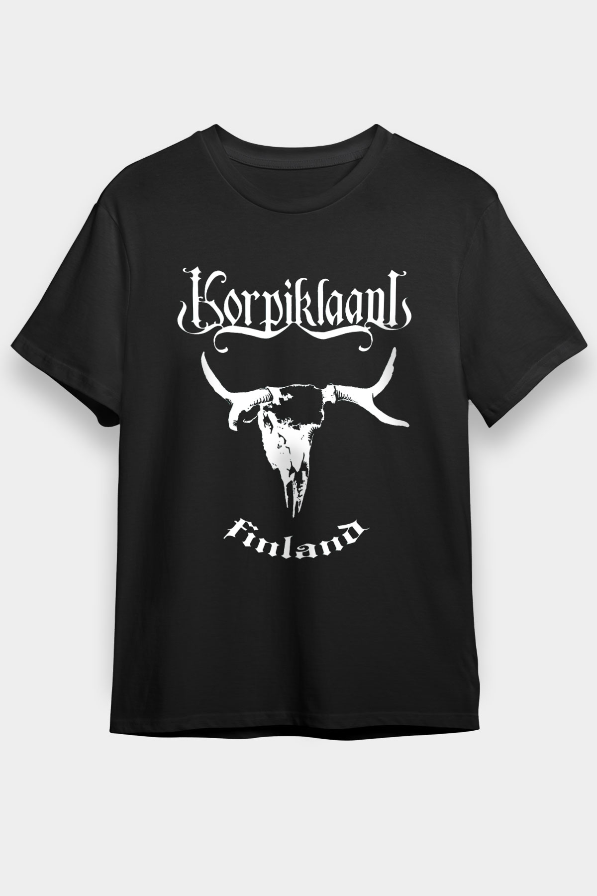 Korpiklaani Siyah Unisex Tişört T-Shirt - TişörtFabrikası