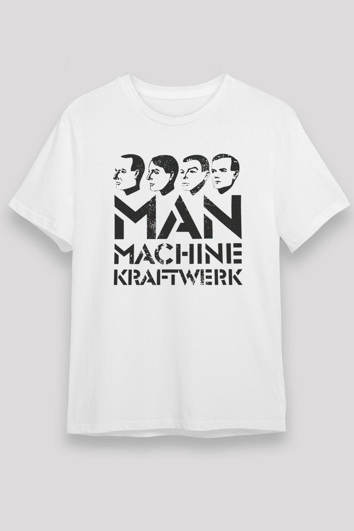 Kraftwerk Beyaz Unisex Tişört T-Shirt - TişörtFabrikası
