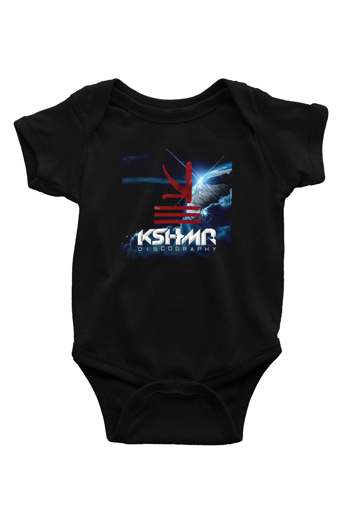 KSHMR Siyah Bebek Body - Zıbın