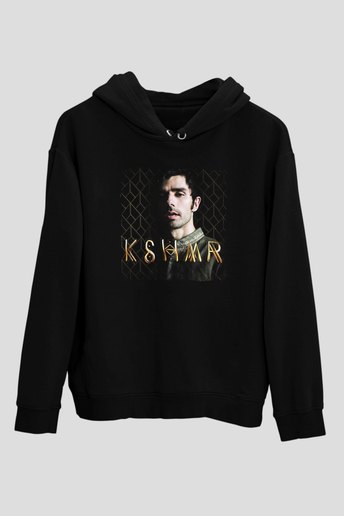 KSHMR Siyah Unisex Kapüşonlu Sweatshirt
