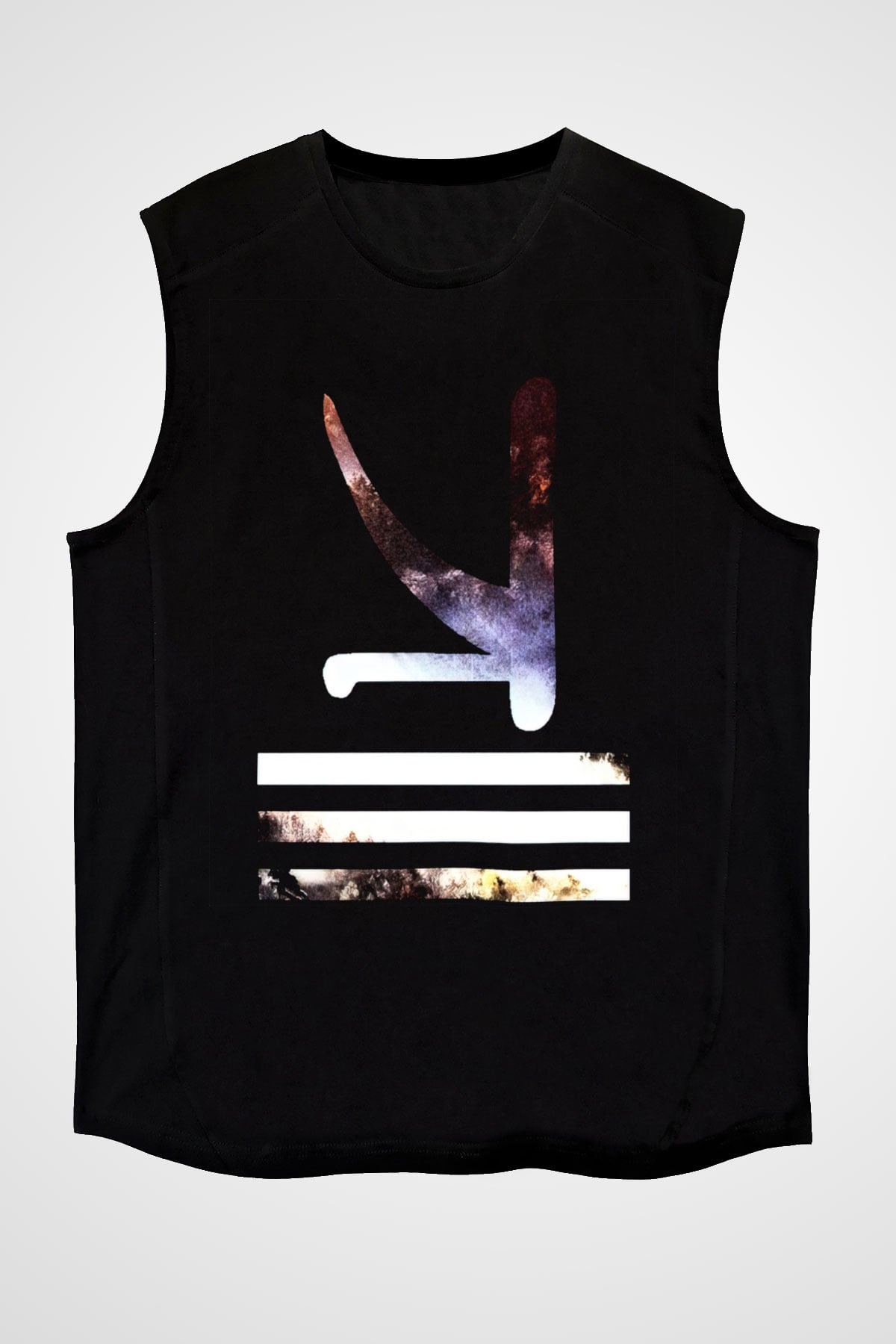 KSHMR Siyah Unisex Kolsuz Tişört