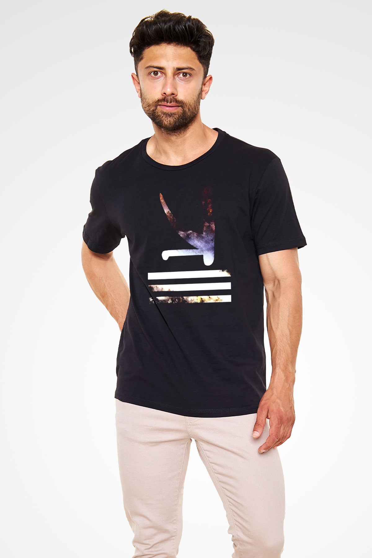 KSHMR Siyah Unisex Tişört T-Shirt - TişörtFabrikası