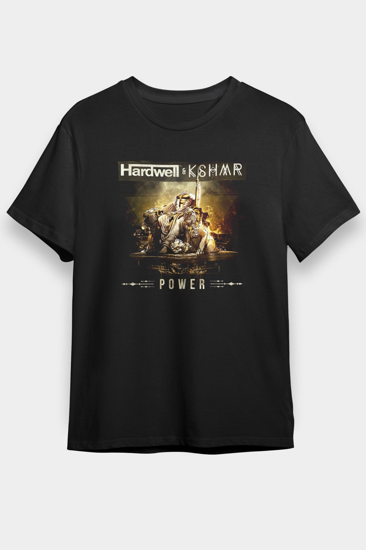 KSHMR Siyah Unisex Tişört T-Shirt - TişörtFabrikası