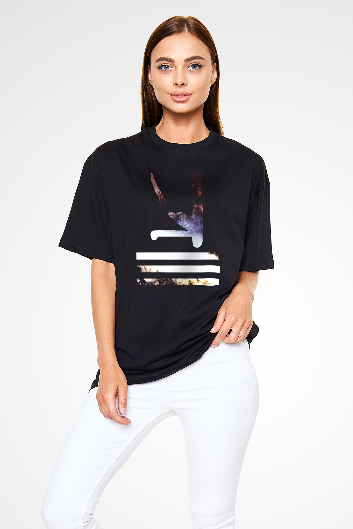KSHMR Siyah Unisex Tişört T-Shirt - TişörtFabrikası