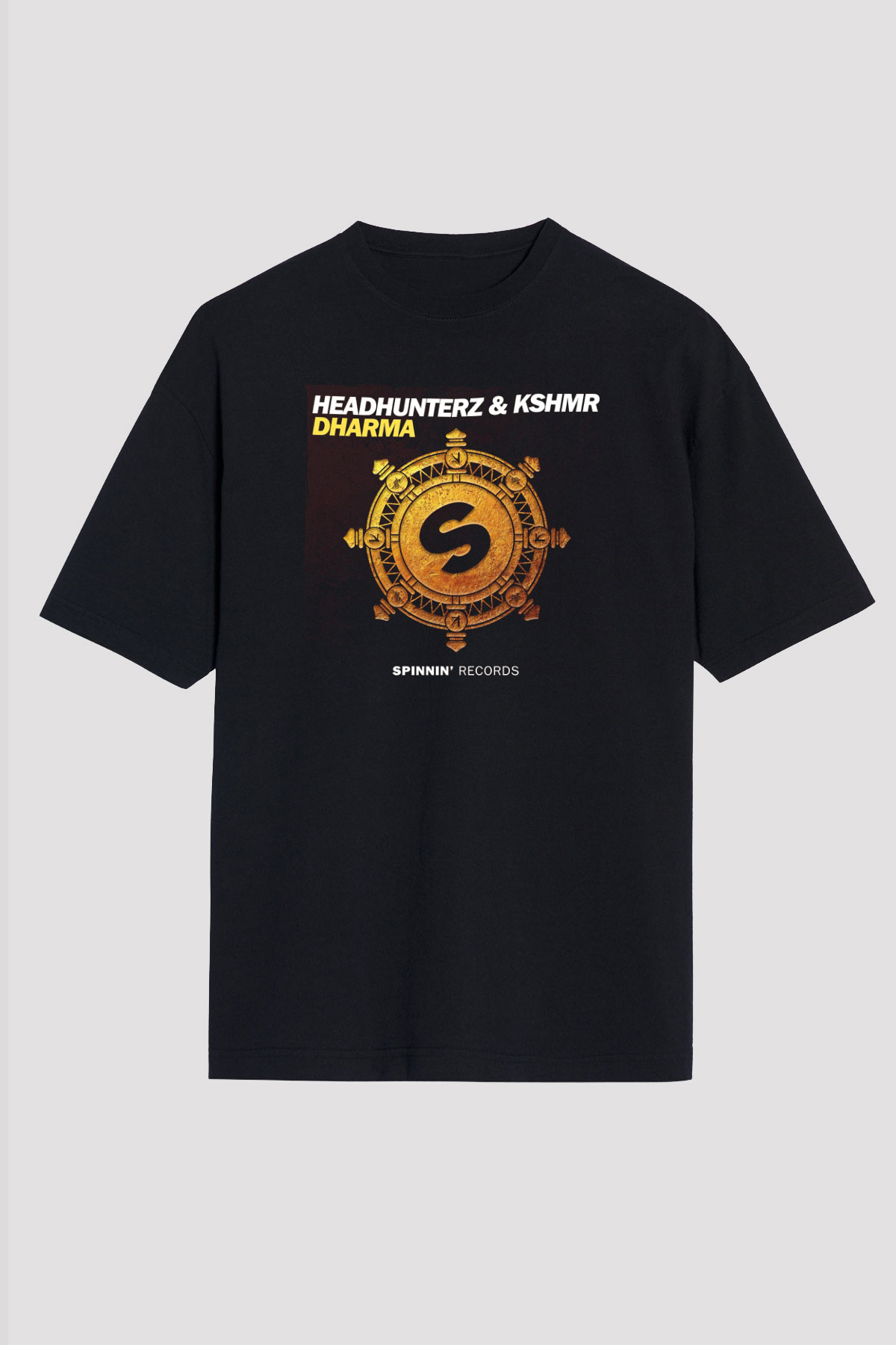 KSHMR Siyah Unisex Tişört T-Shirt - TişörtFabrikası
