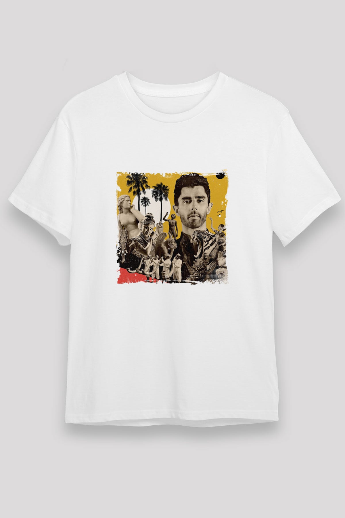 KSHMRBaskılı Beyaz Tişört