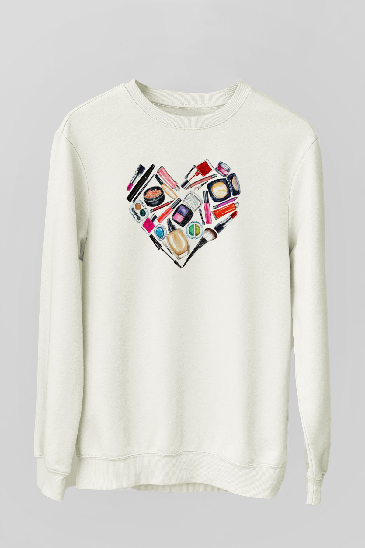 Kuaför Beyaz Unisex Sweatshirt