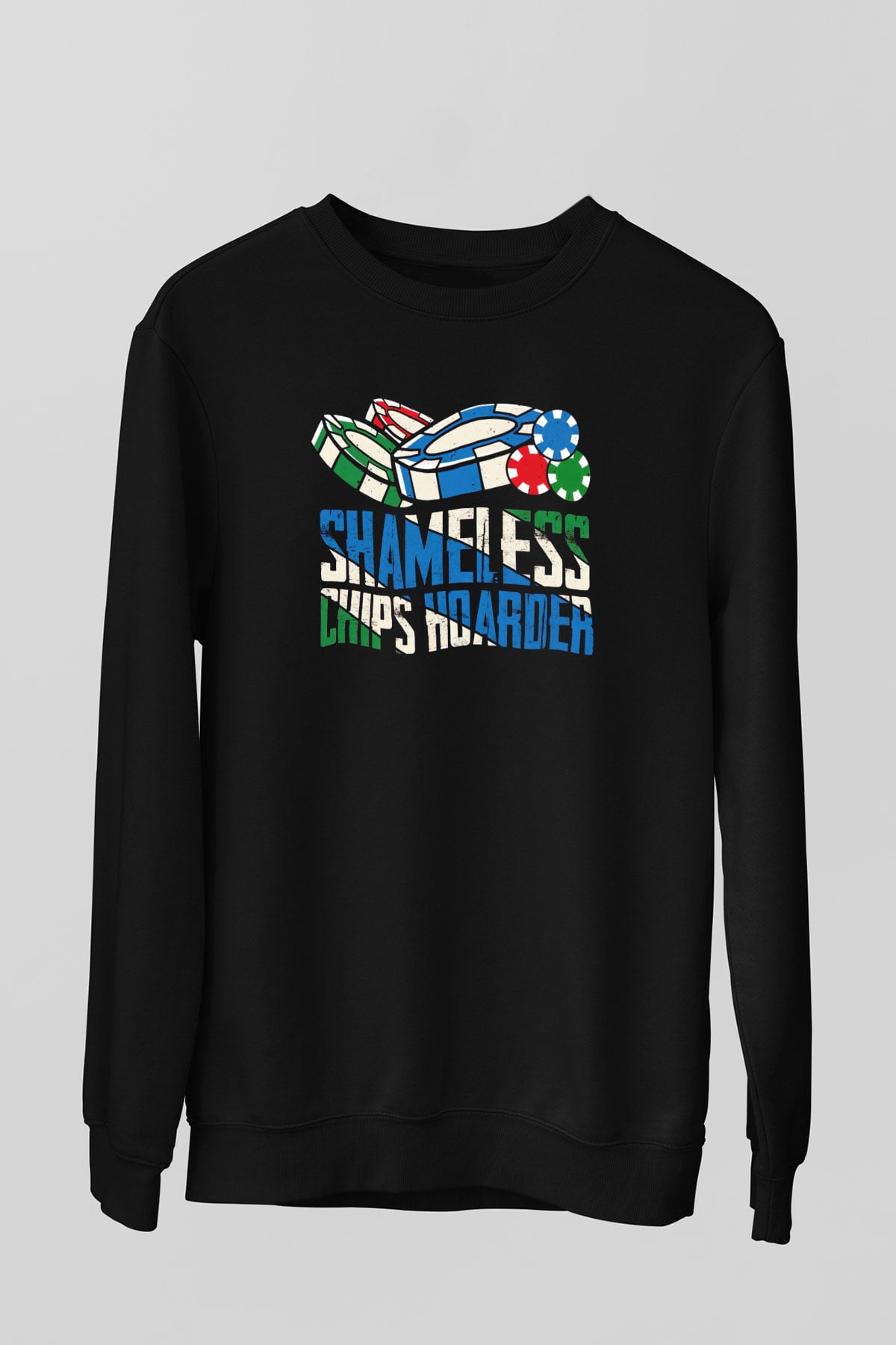 Kumarbaz Siyah Unisex Sweatshirt