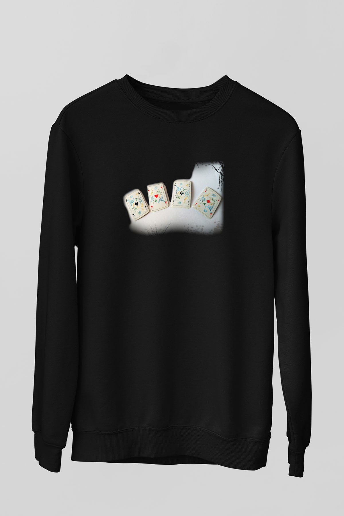 Kumarbaz Siyah Unisex Sweatshirt