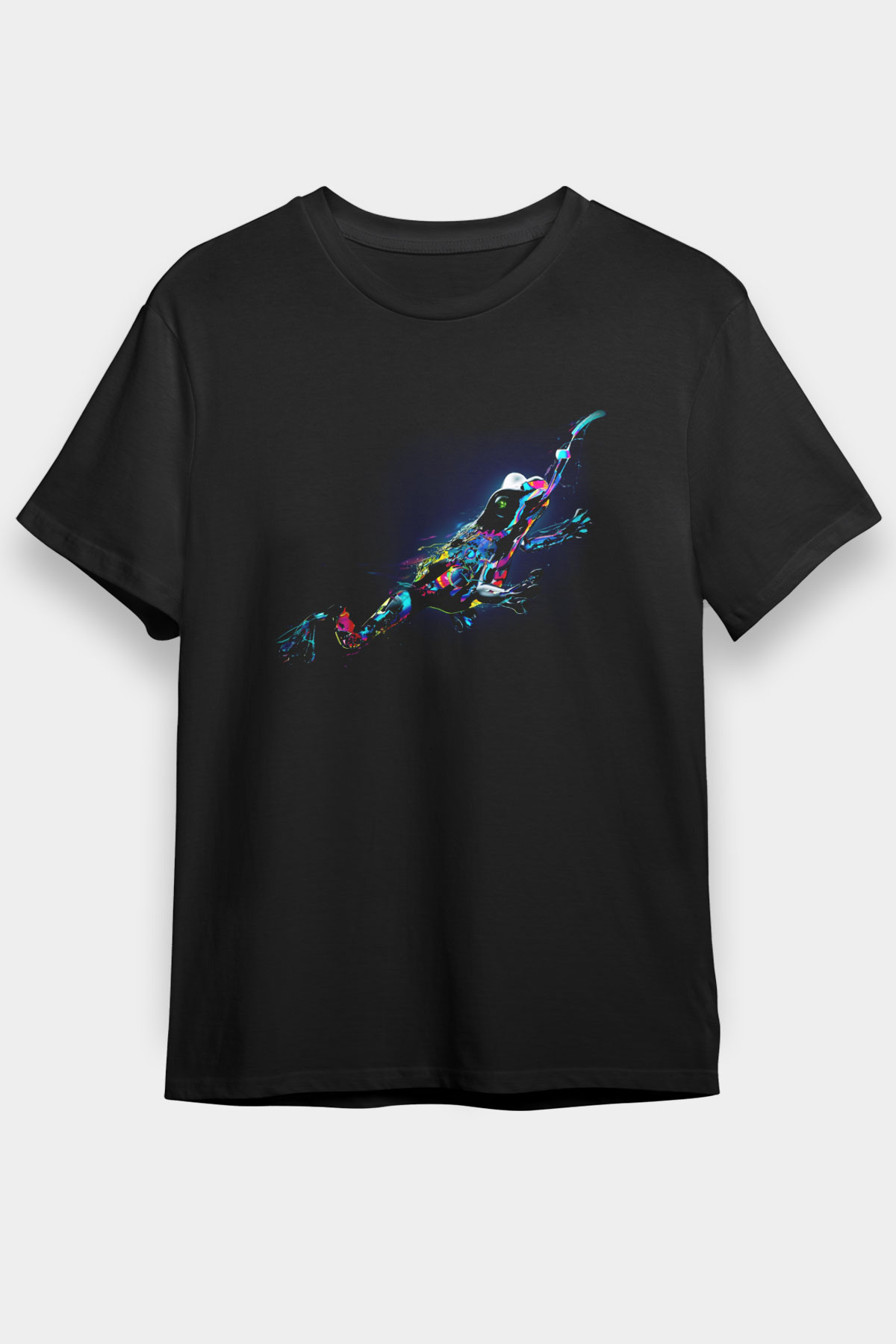 Kurbağa Siyah Unisex Tişört T-Shirt - TişörtFabrikası