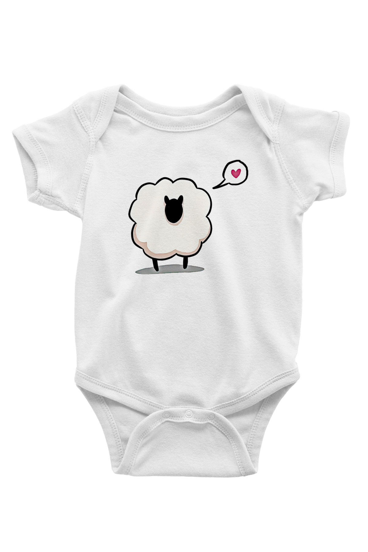 Kurban Bayramı Baskılı Beyaz Unisex Bebek Body - Zıbın