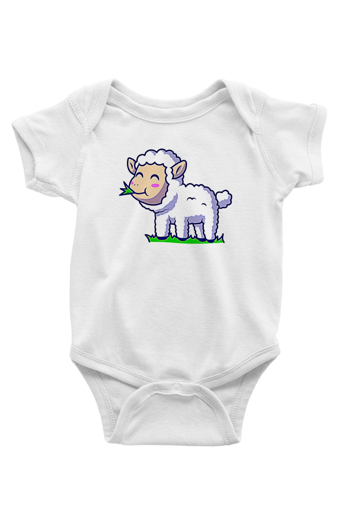 Kurban Bayramı Baskılı Beyaz Unisex Bebek Body - Zıbın