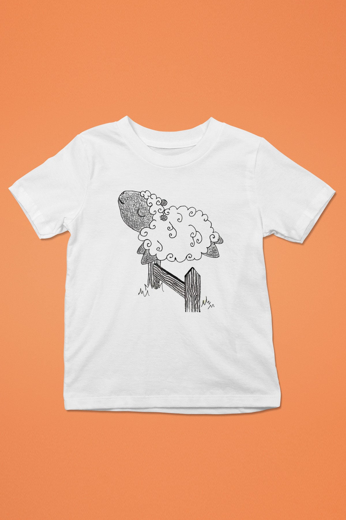 Kurban Bayramı Baskılı Beyaz Unisex Beyaz Çocuk Tişört - Tshirt