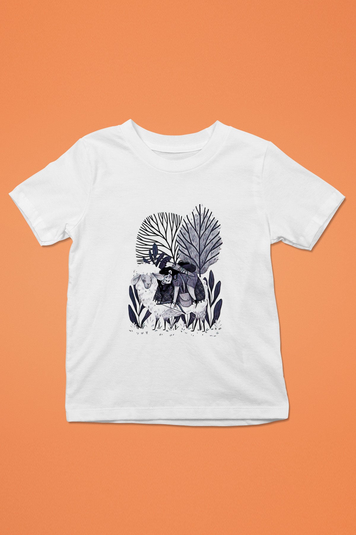 Kurban Bayramı Baskılı Beyaz Unisex Beyaz Çocuk Tişört - Tshirt